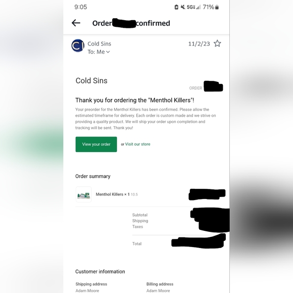 Cold sins menthol killers - Picture 10 of 10